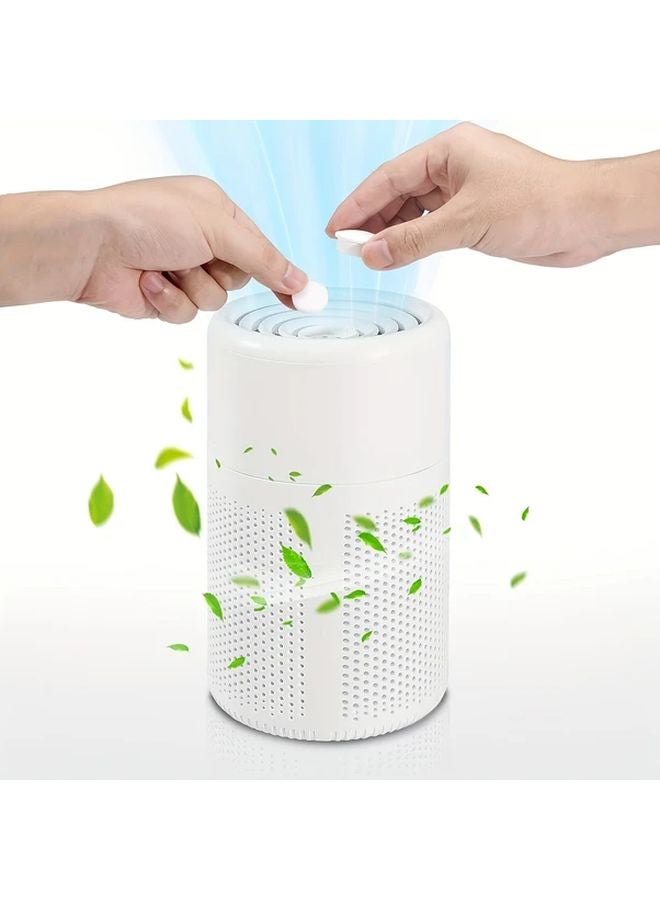 منقي الهواء الأبيض HEPA للمنزل والمكتب وغرفة النوم يزيل الغبار وحبوب اللقاح ووبر الحيوانات الأليفة والروائح - Image 5